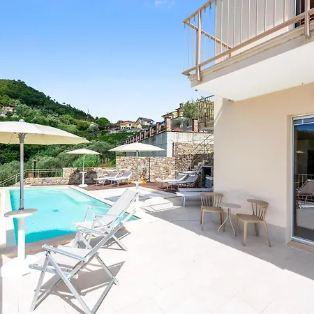 Relais Le Torri In Verici With Private Pool Lejlighed Casarza Ligure