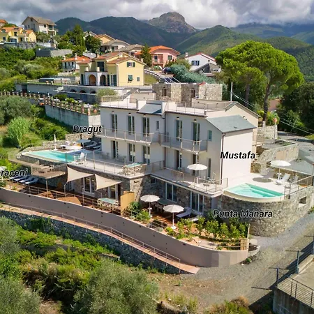 Lejlighed Relais Le Torri In Verici With Private Pool Casarza Ligure